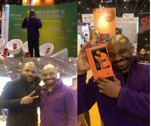 Emile Abossolo-Mbo au salon du livre 2015